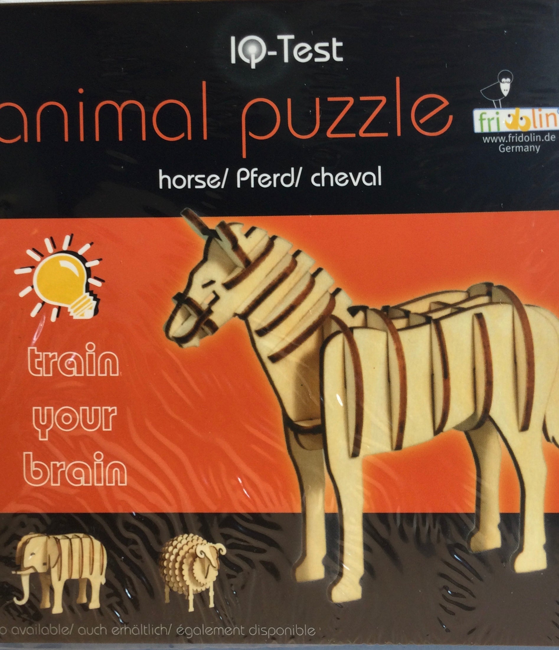 3D Wooden Horse Puzzle