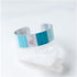 Small Cuff Metal Bracelet - Beachwood Blues