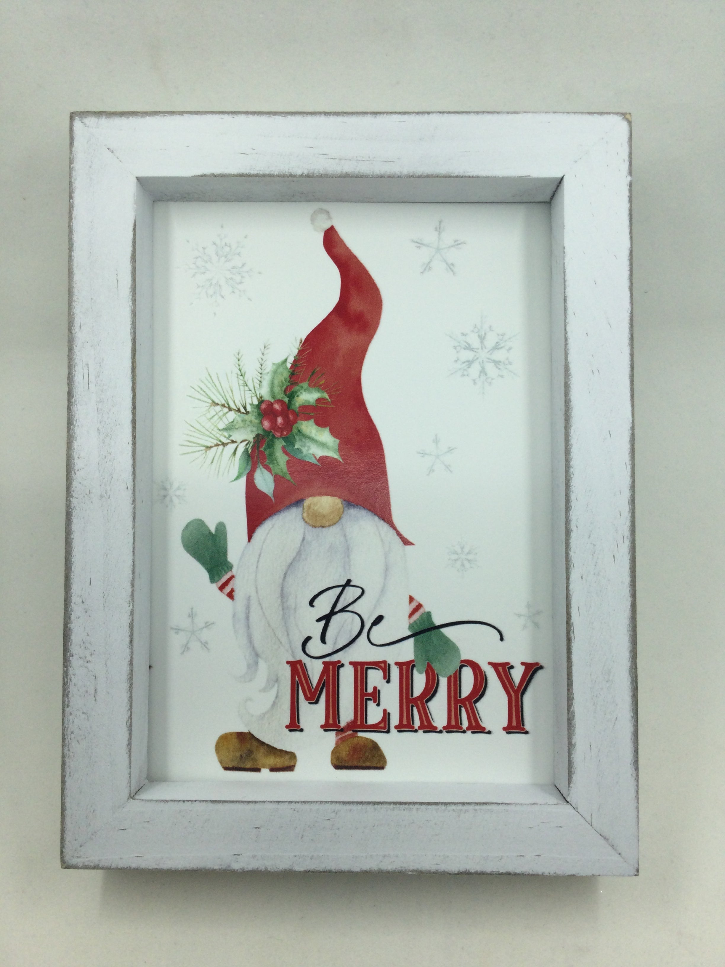 Christmas Framed Art - Be Merry