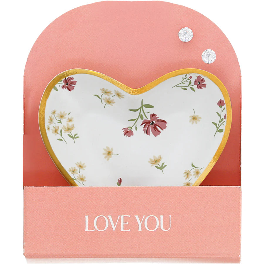 Trinket Dish and Earring Set