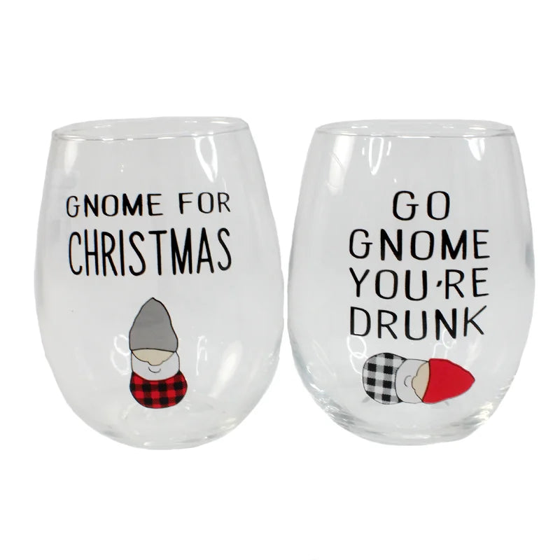 Gnome Stemless Wine Glass