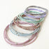 Multi-Strand Mini Hair Elastic - Mix Pastel & Silver