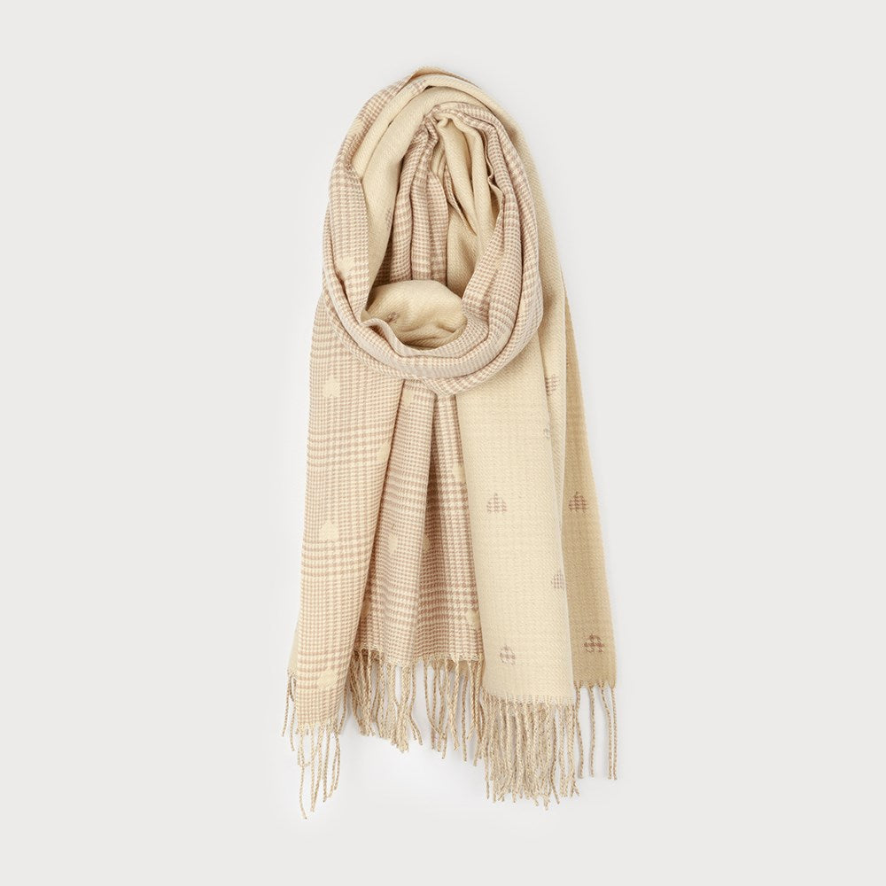 Heart Plaid Scarf