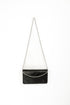 Small Handbag with Removable Chain Strap - Black