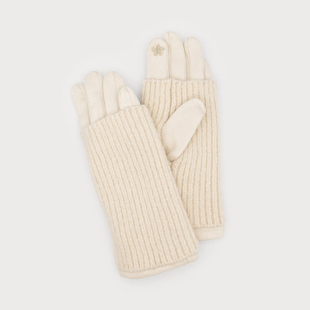 Ribbed Wrist Warmer Gloves
