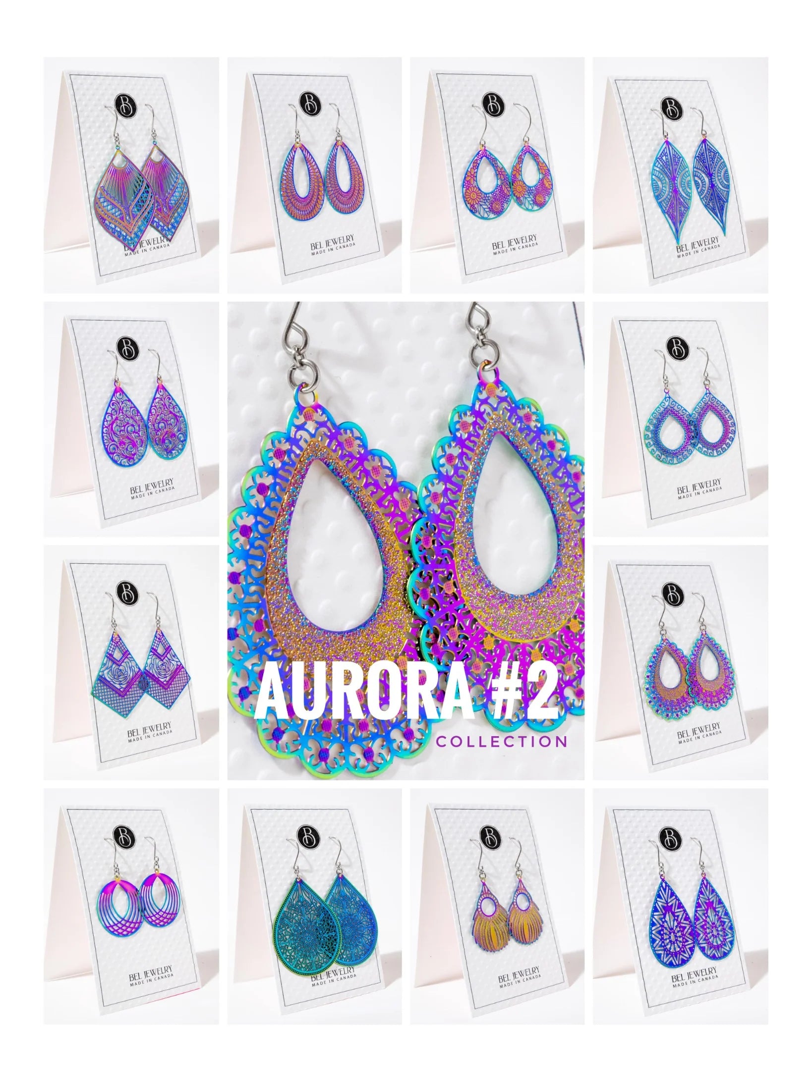 BEL Jewelry Aurora Statement Earrings