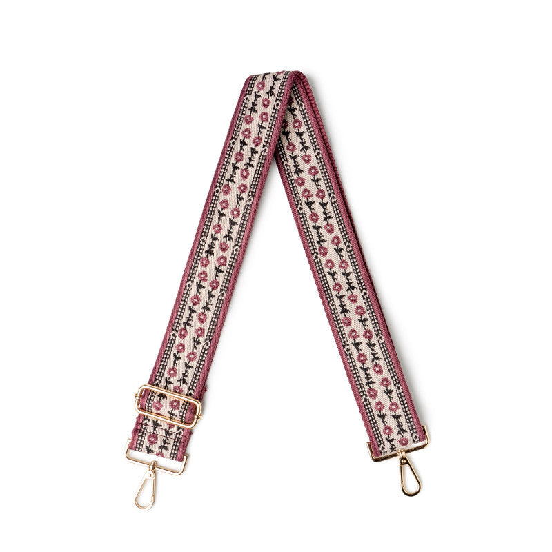 Wildflower Interchangeable Purse Straps - Cross Stitch