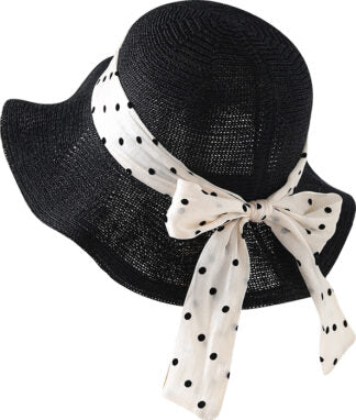 Polka Dot Bow Sunhat