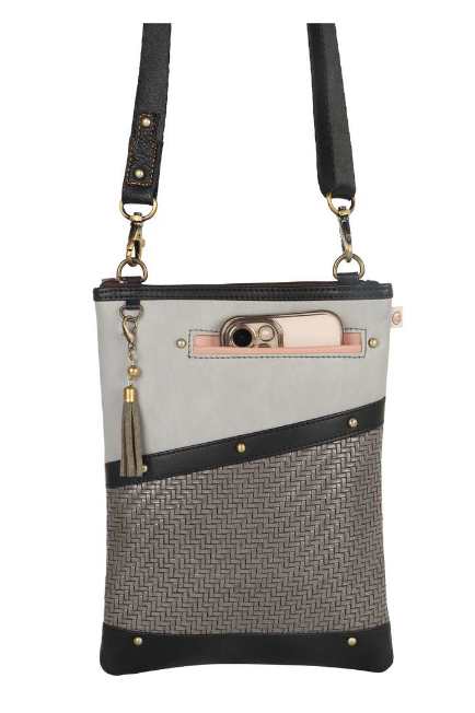 Foxie Brisk Crossbody Bag - Grey