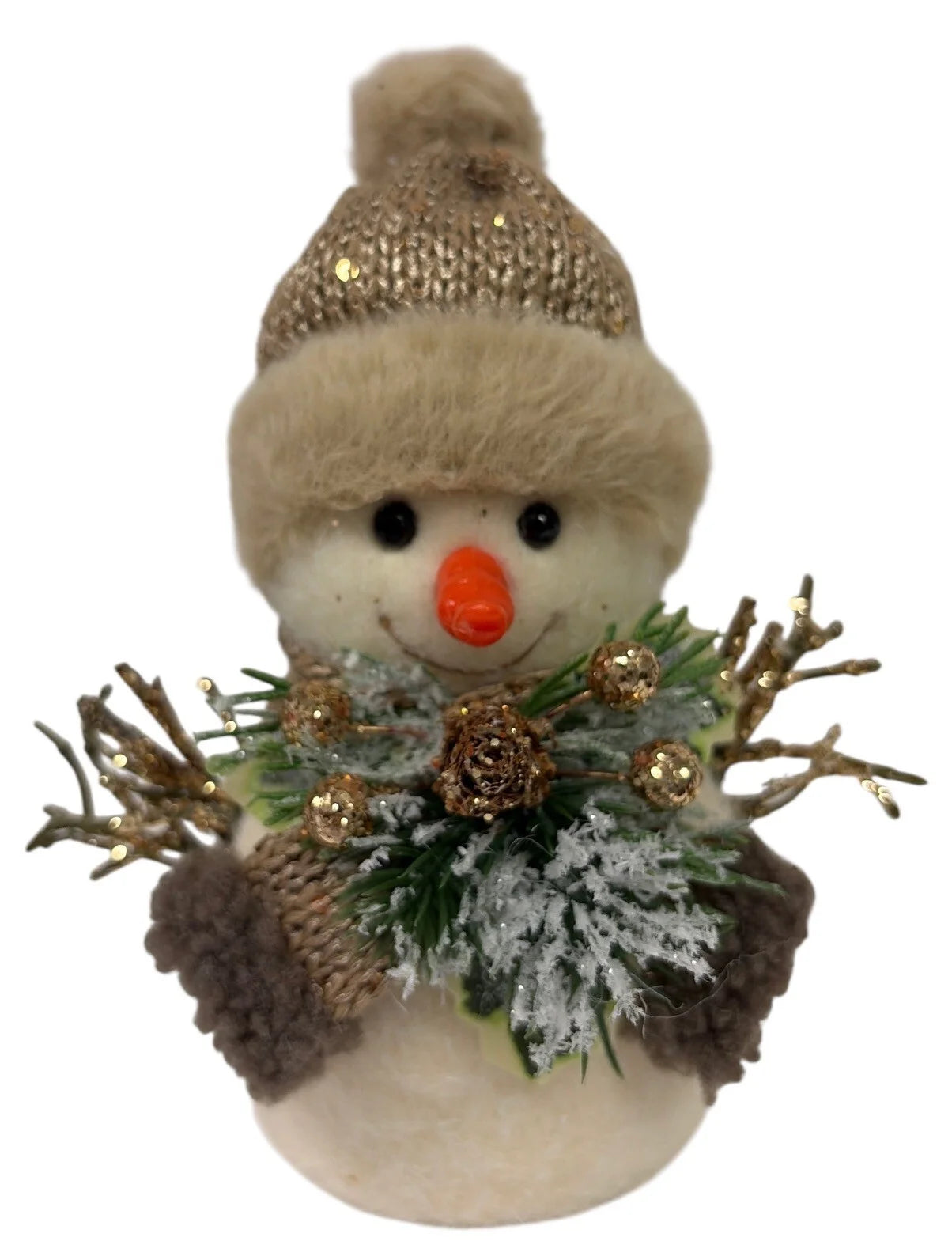Brown Decorative Snowman