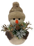 Brown Decorative Snowman