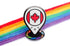 Proud Zebra Canada Pin