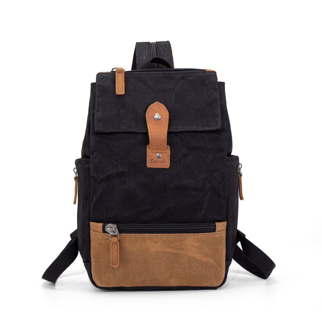 DaVan Canvas Backpack - Black