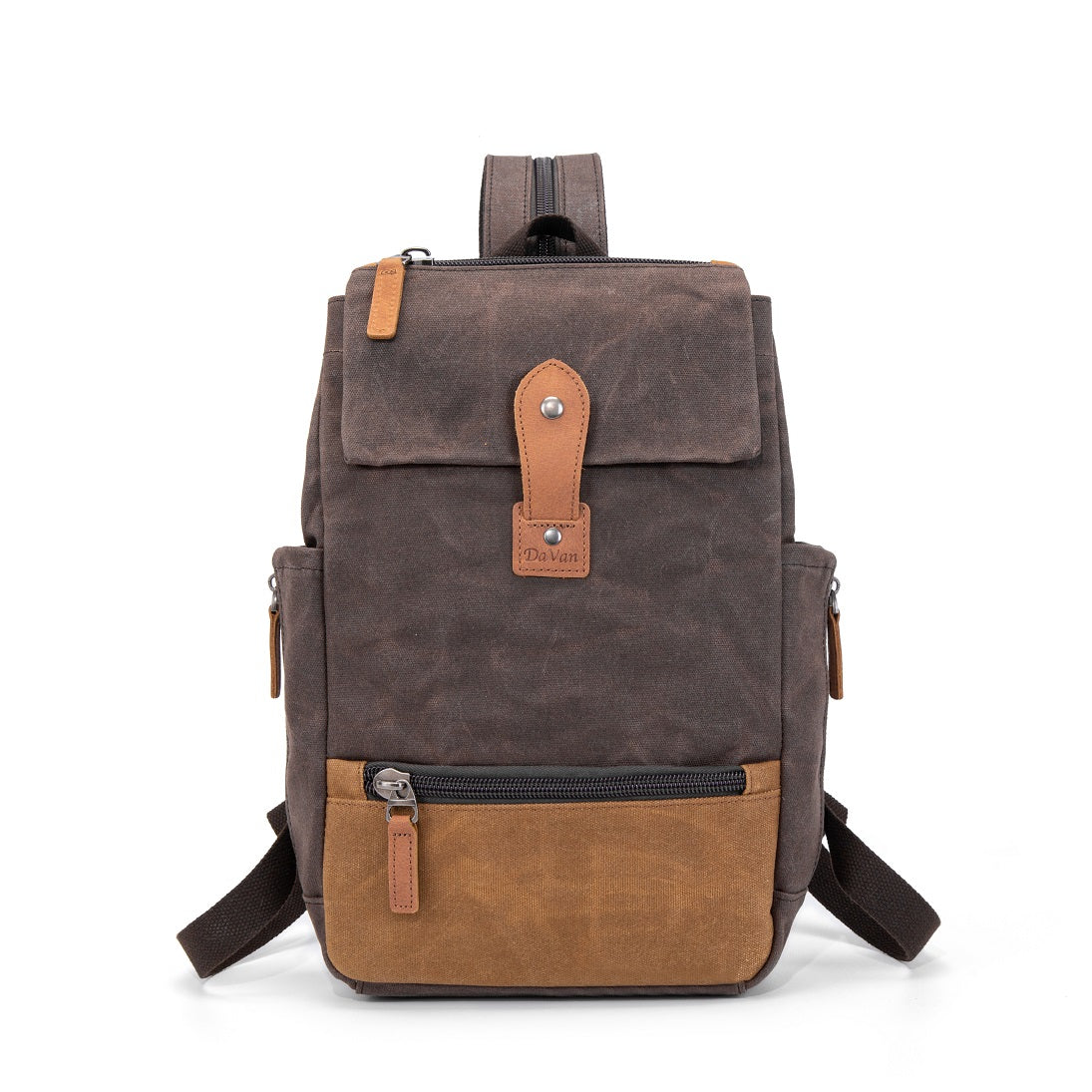 DaVan Canvas Backpack - Brown