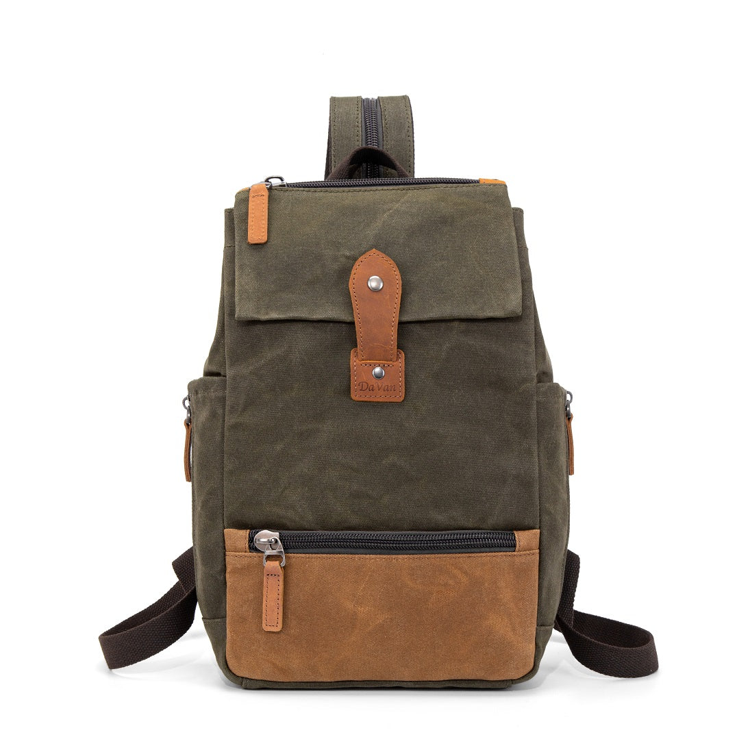 DaVan Canvas Backpack - Green