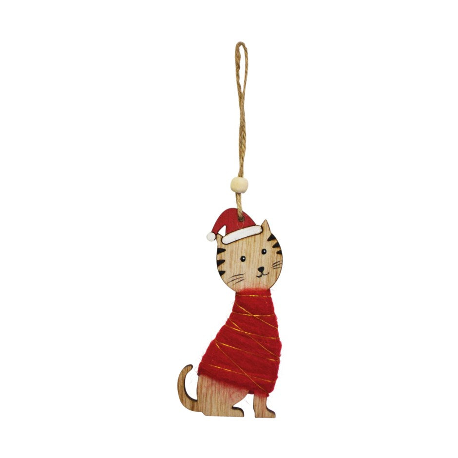 Cat in Sweater Ornaments