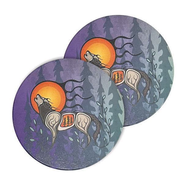 Native Northwest Ceramic Coasters