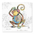 Bug Art Ceramic Coaster - Monkey