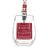 Christmas Wine Glass with Wine Stopper