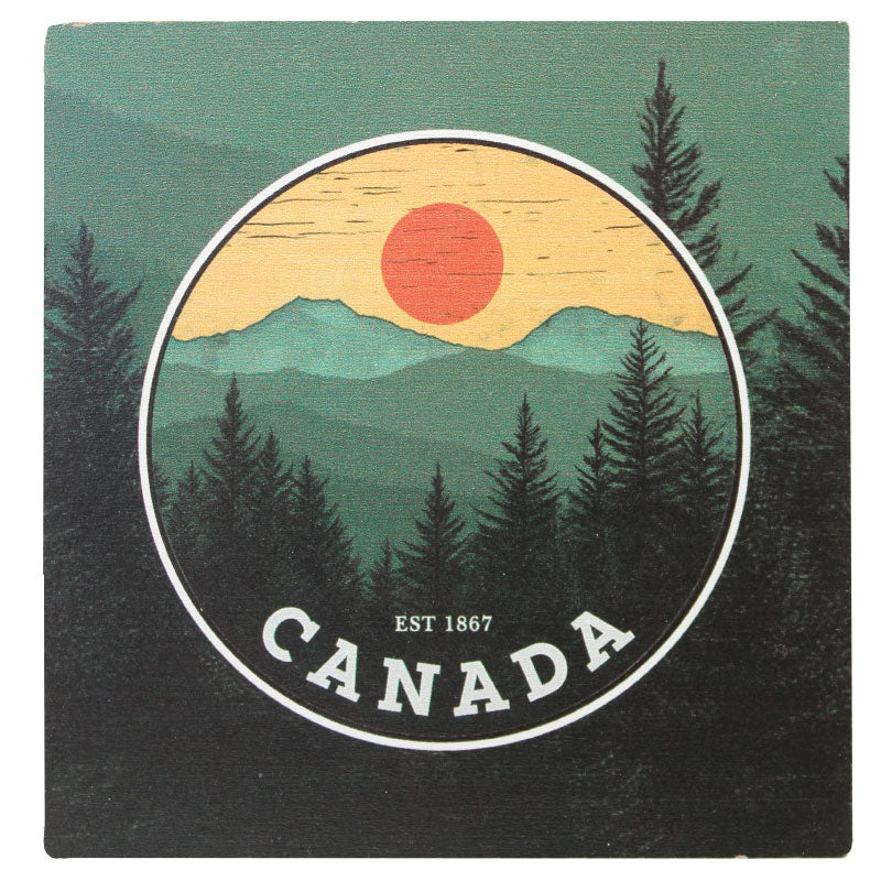 Canadian Wooden Coaster