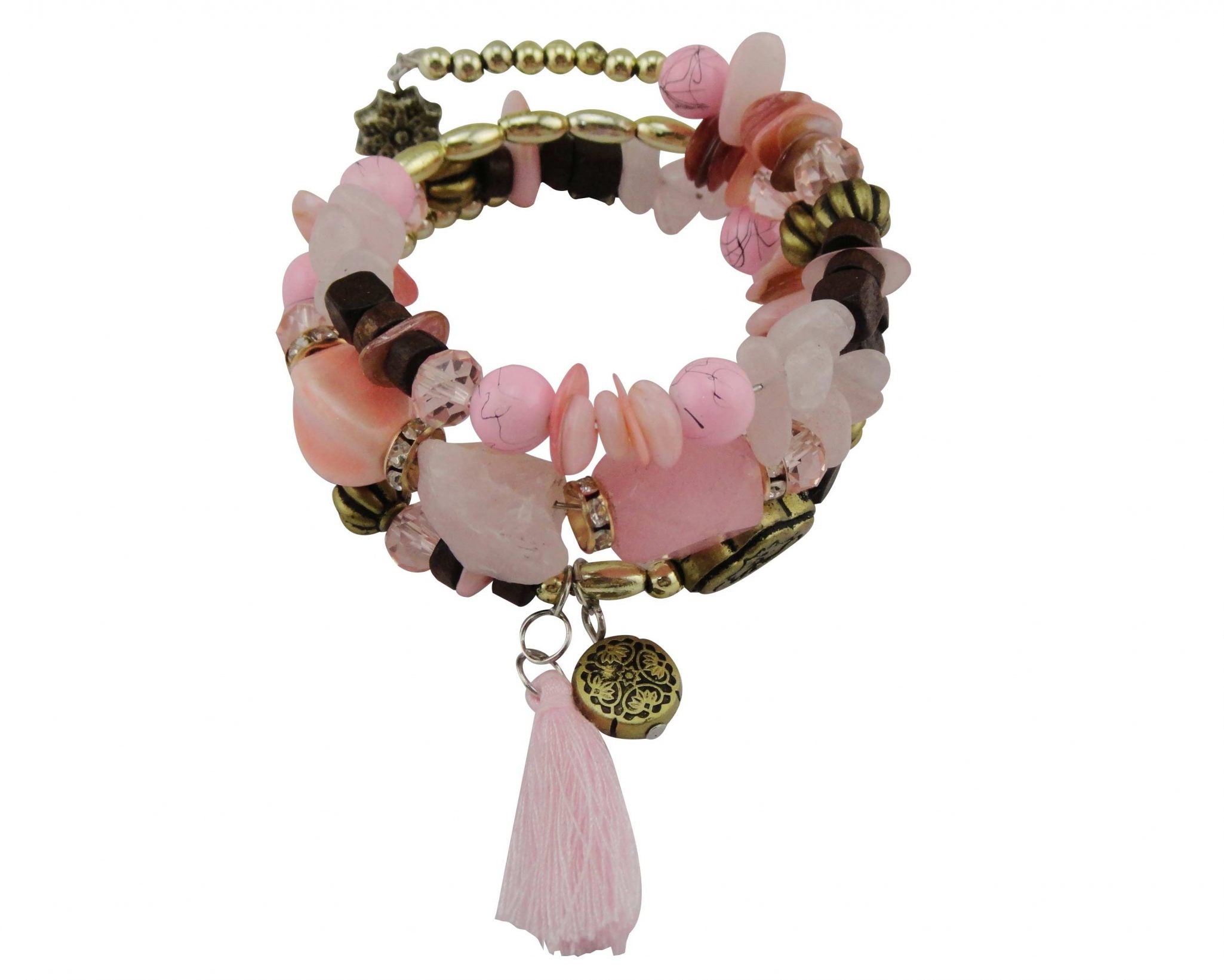 Beaded Coil Bracelet