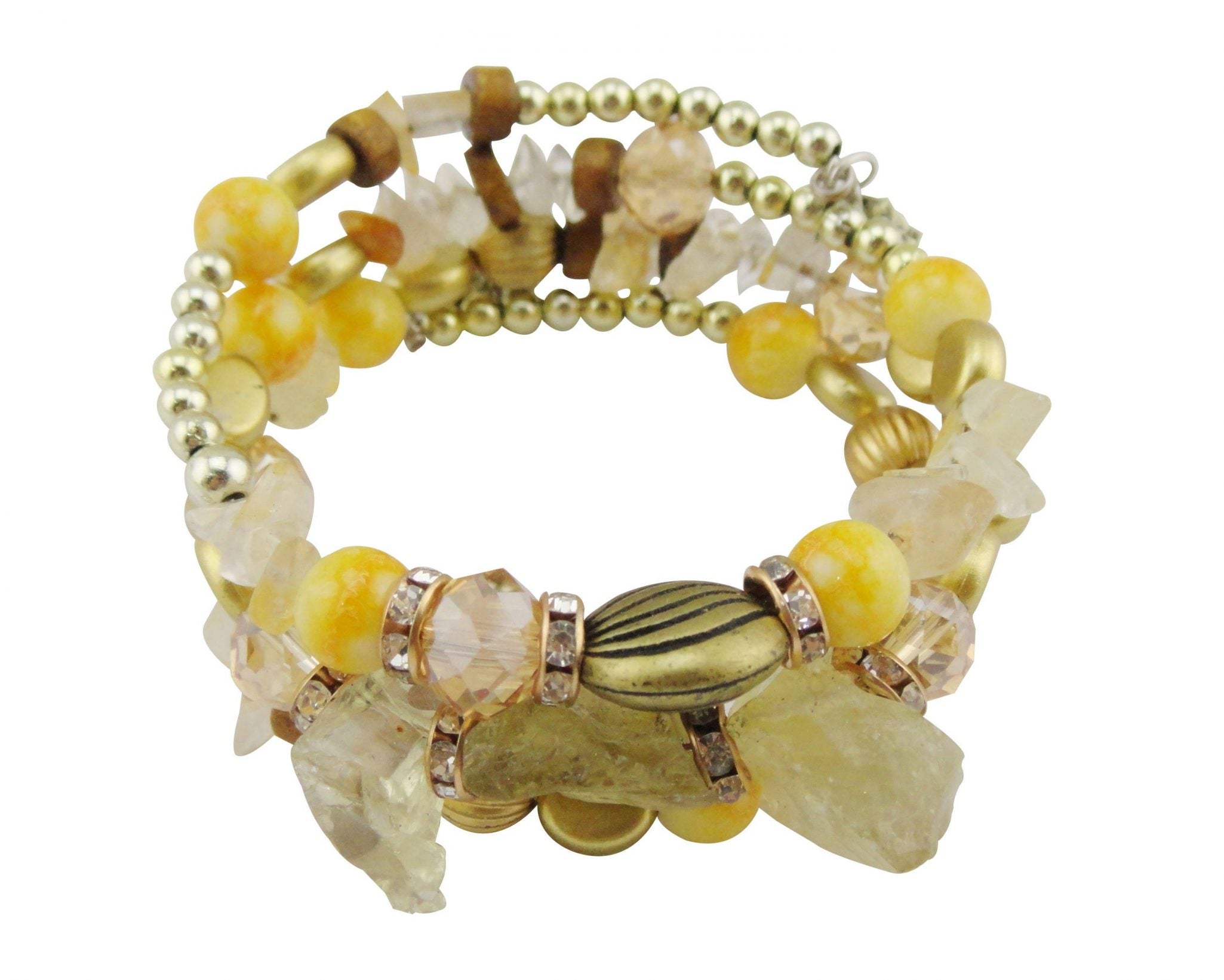Beaded Coil Bracelet