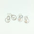 Crazy Eight Hoop Pearl Drop Earrings - All Variants