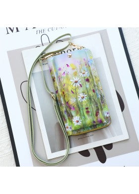 Art Paint Crossbody Wallet