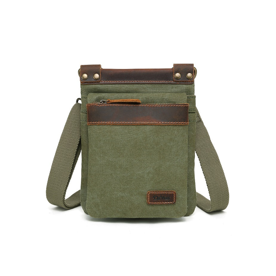 DaVan Canvas small multi - functional bag