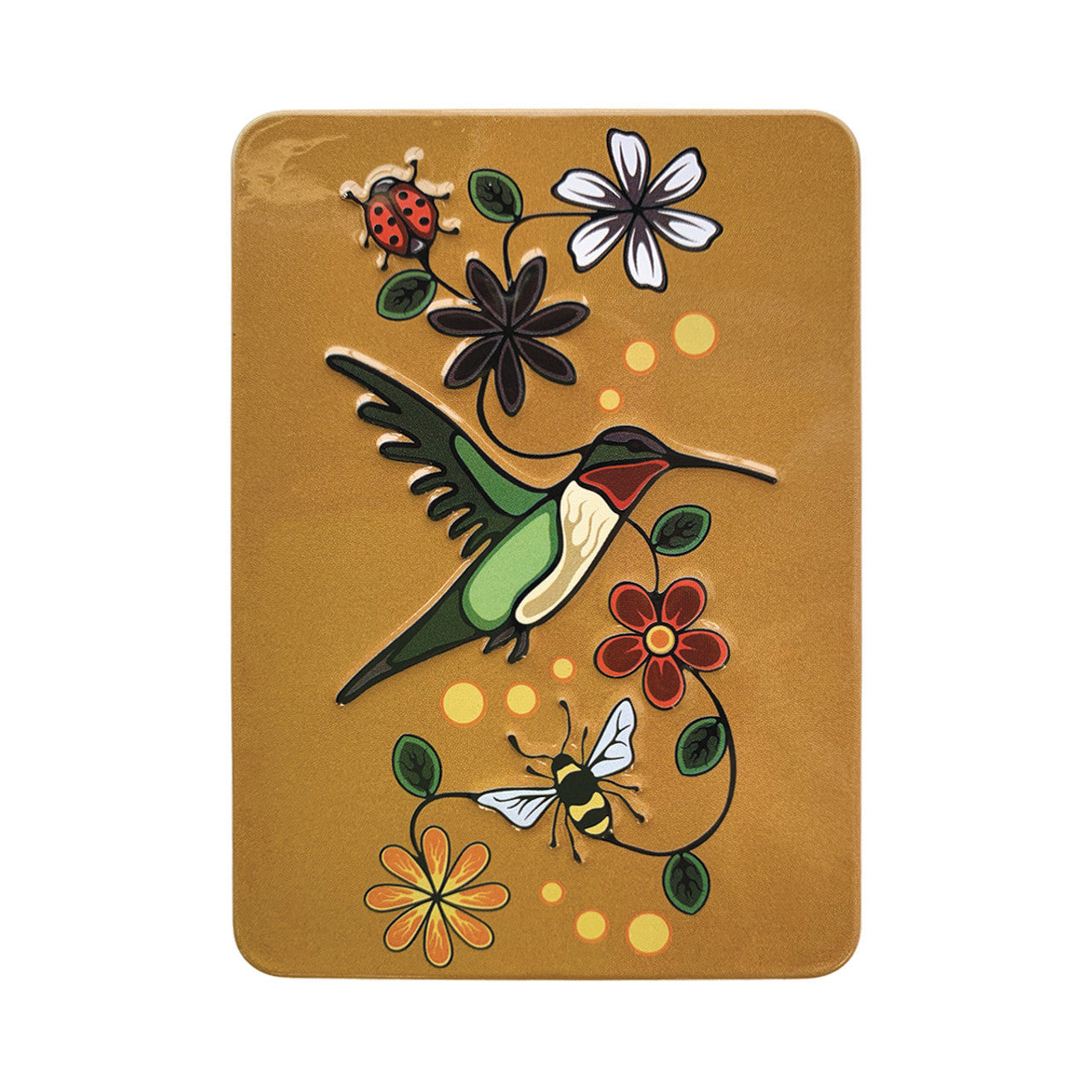 Native Northwest Embossed Metal Magnet