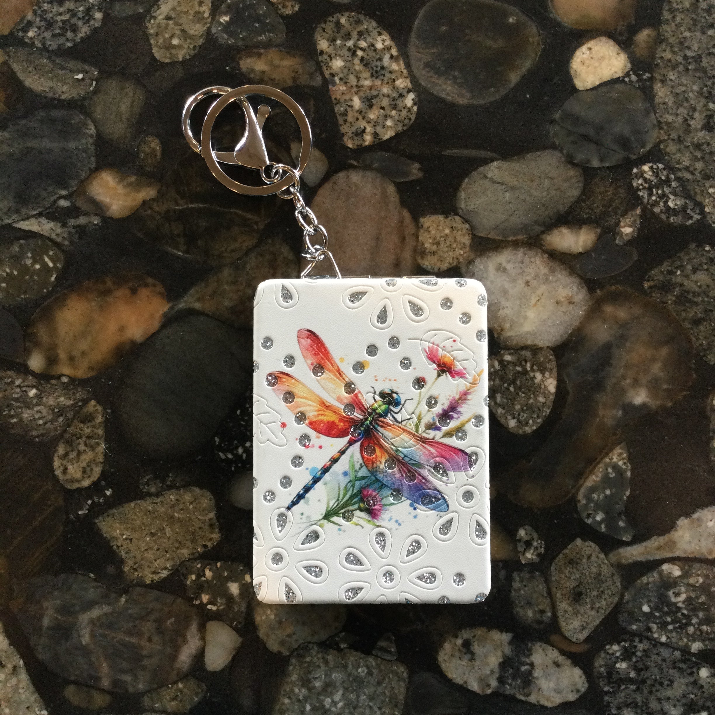 Keychain Compact Mirror