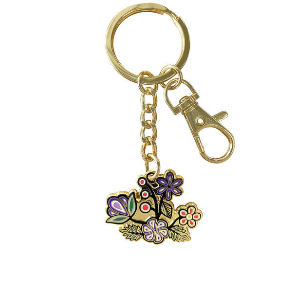 Native Northwest Enamel Keychain