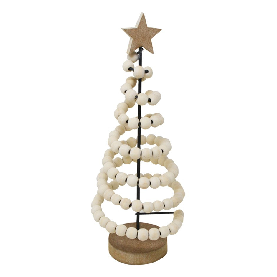 Bead Fir Tree with Star - Small