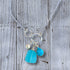 Elizabeth Burry Design Freshwater Necklace - Teal & Turquoise