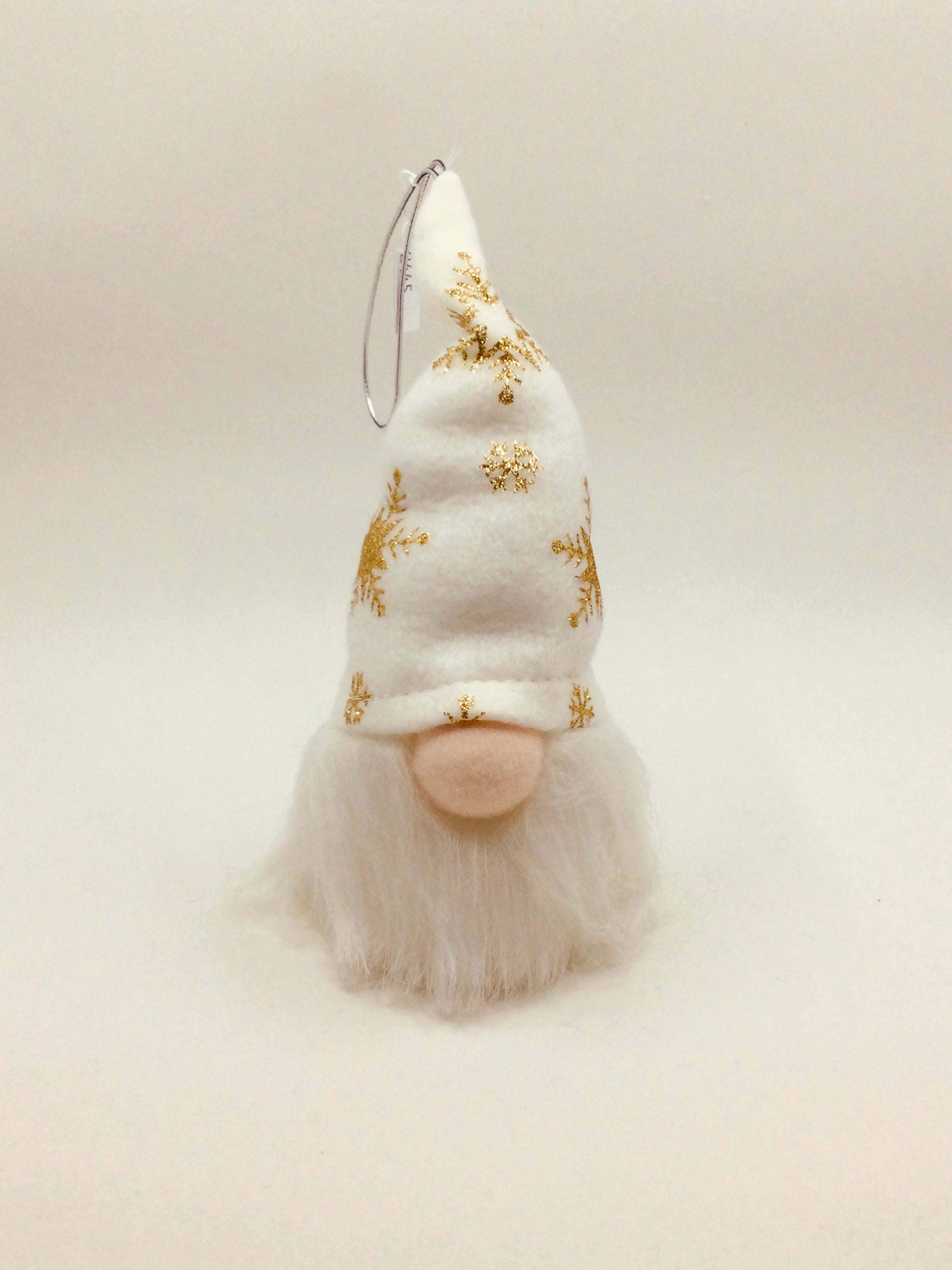 White LED Gnome with Snowflake