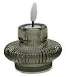 Small LED Candles in Glass Jars