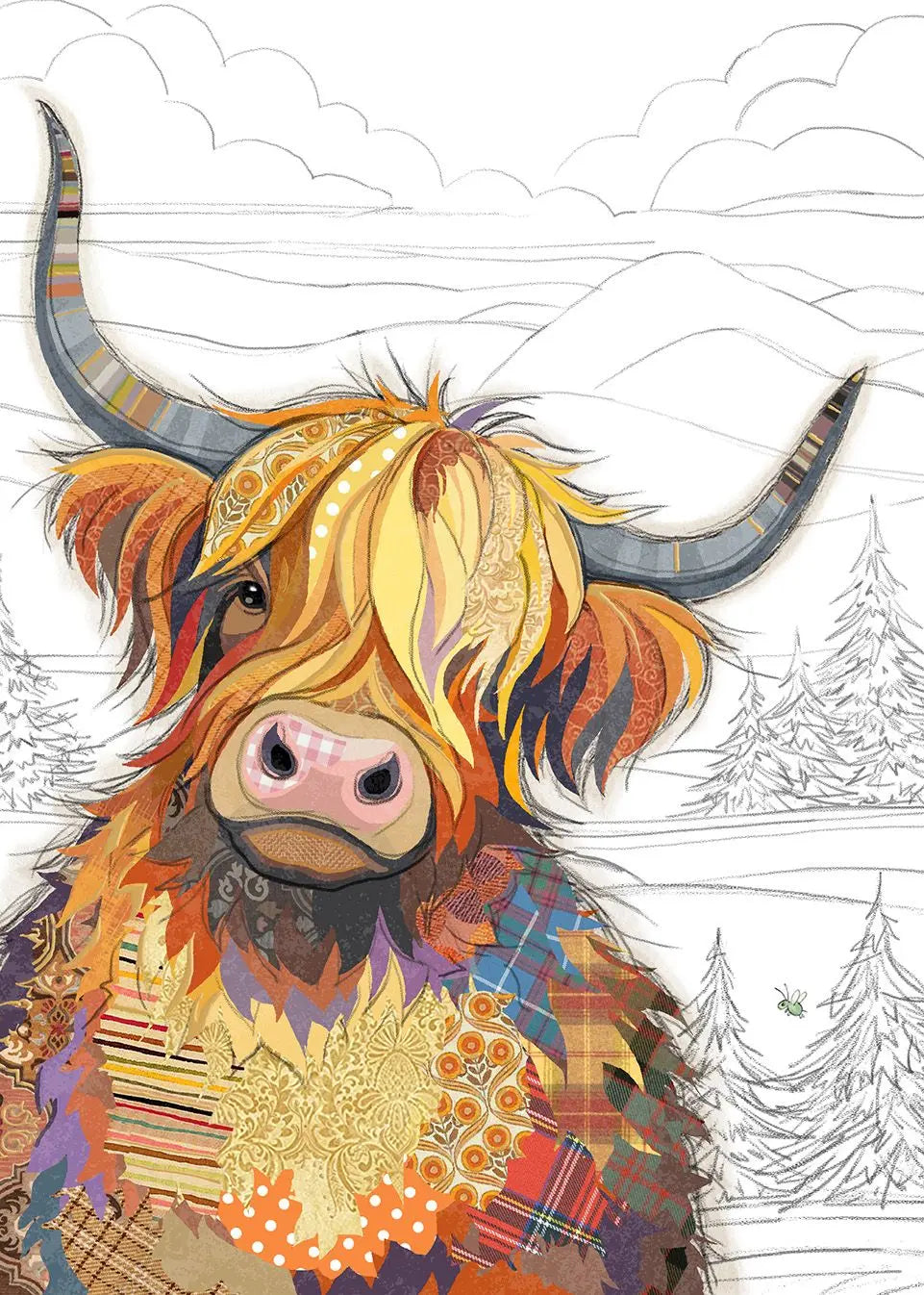 Bug Art Greeting Cards