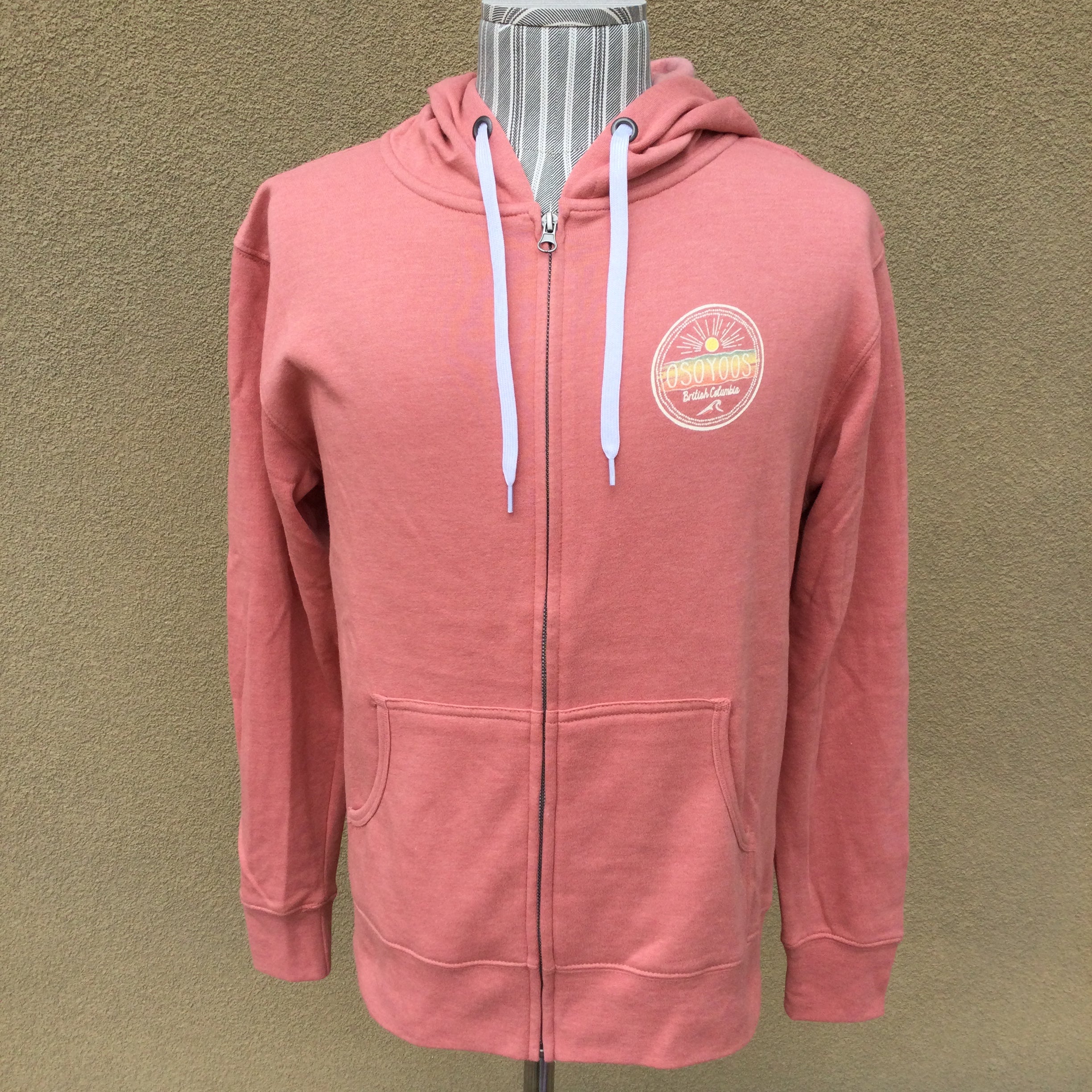 Osoyoos Hoodie - Full Zippered - Coral