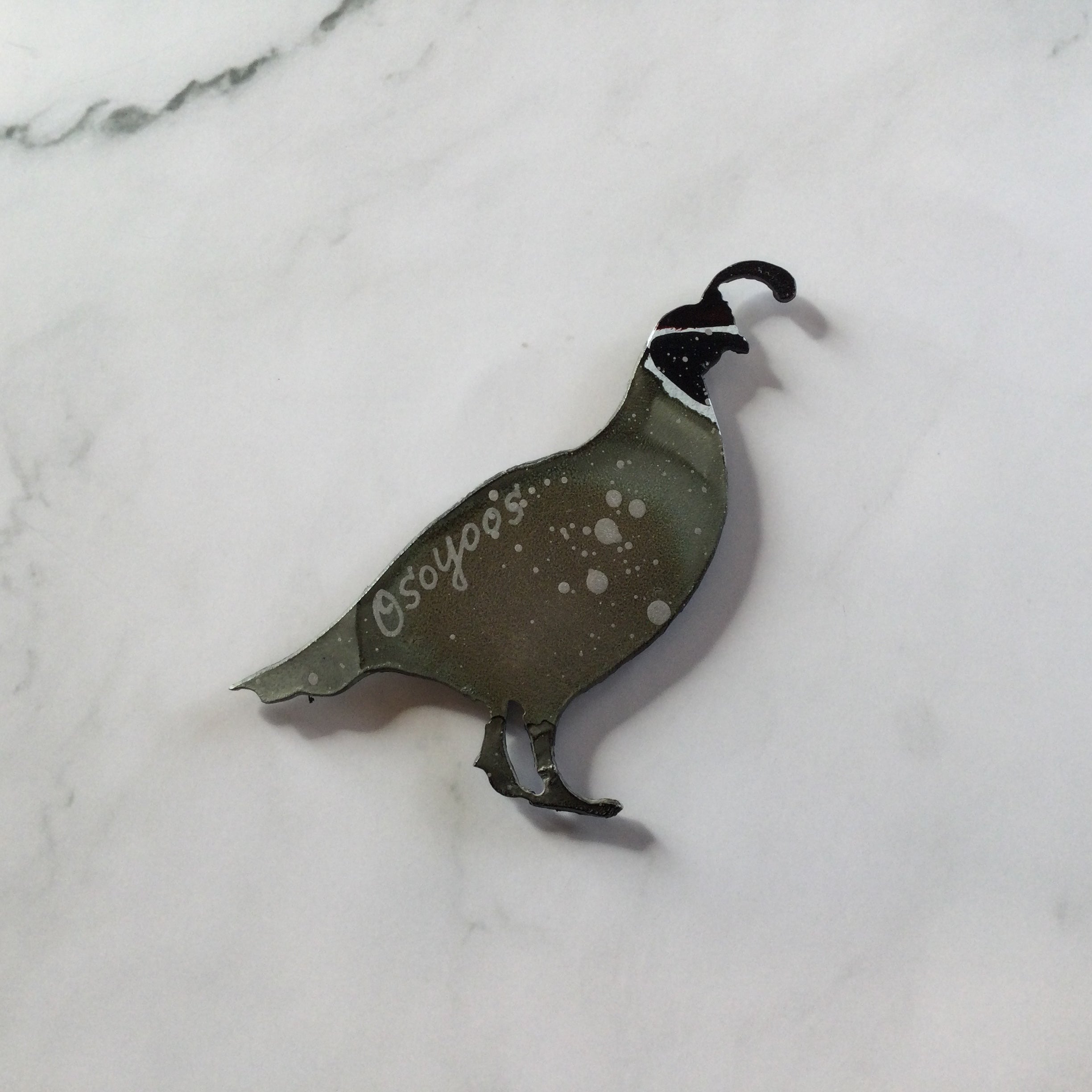 Hand Painted Metal Osoyoos Magnet