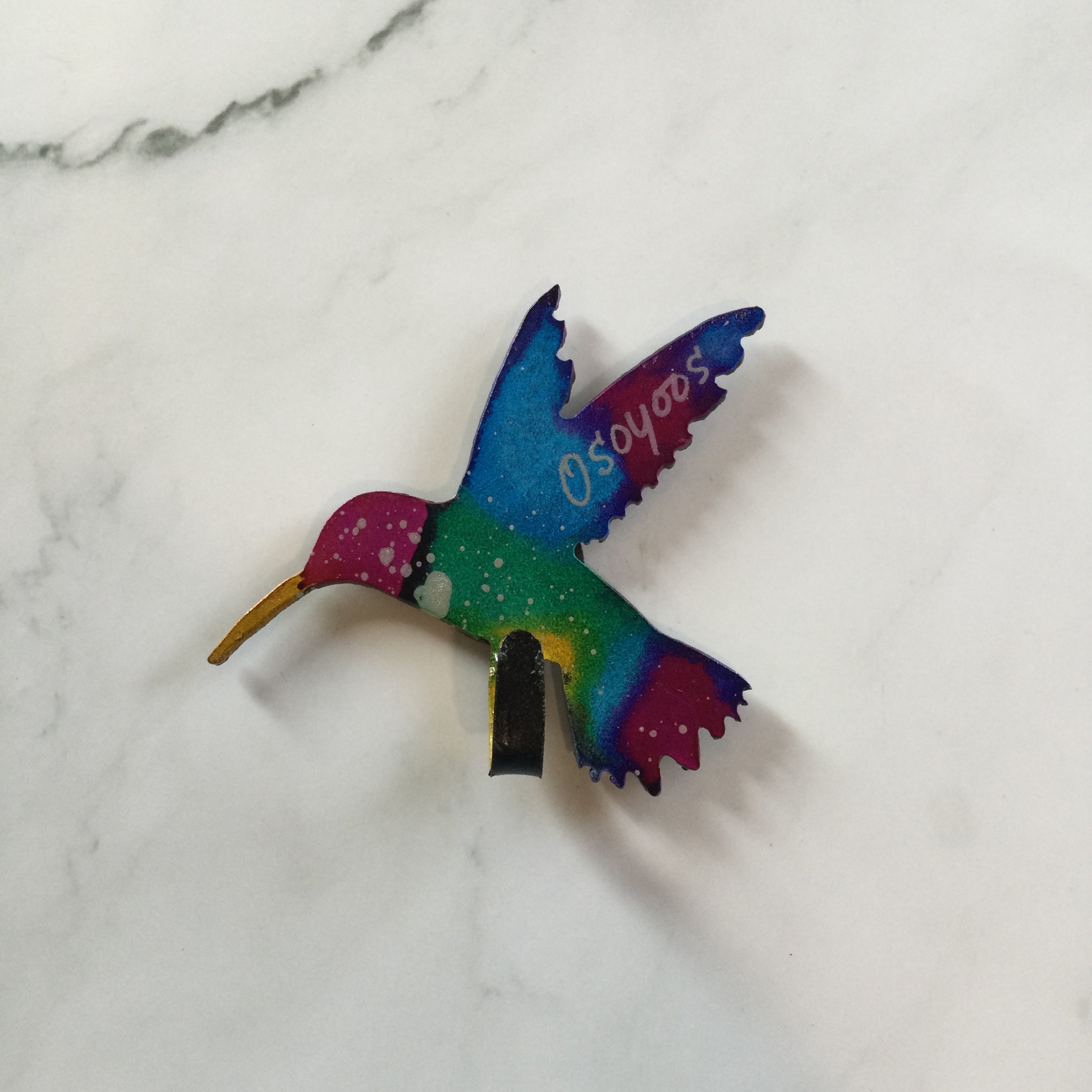 Hand Painted Metal Hook Magnet