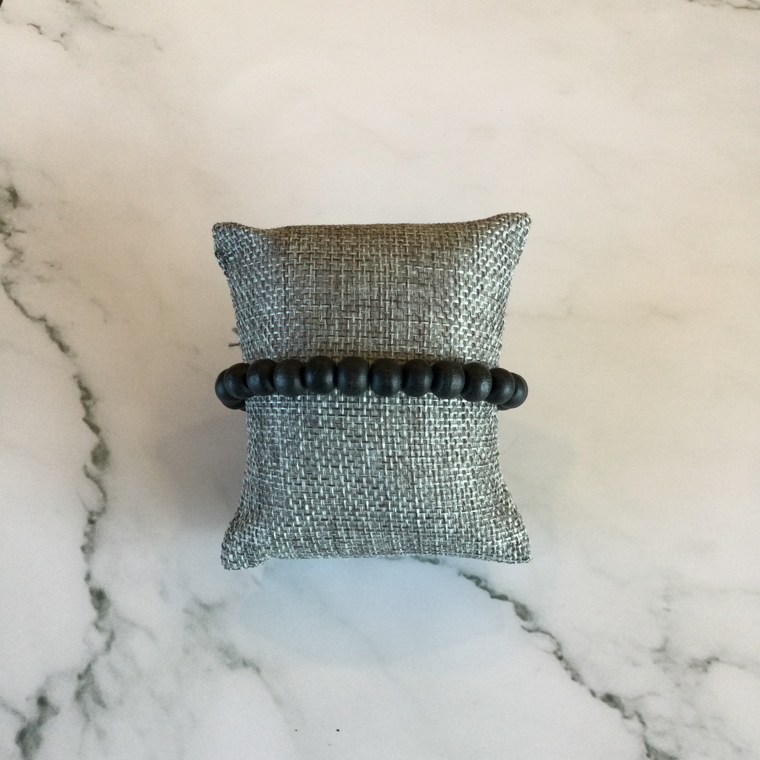 Men's Wood Beaded Bracelet