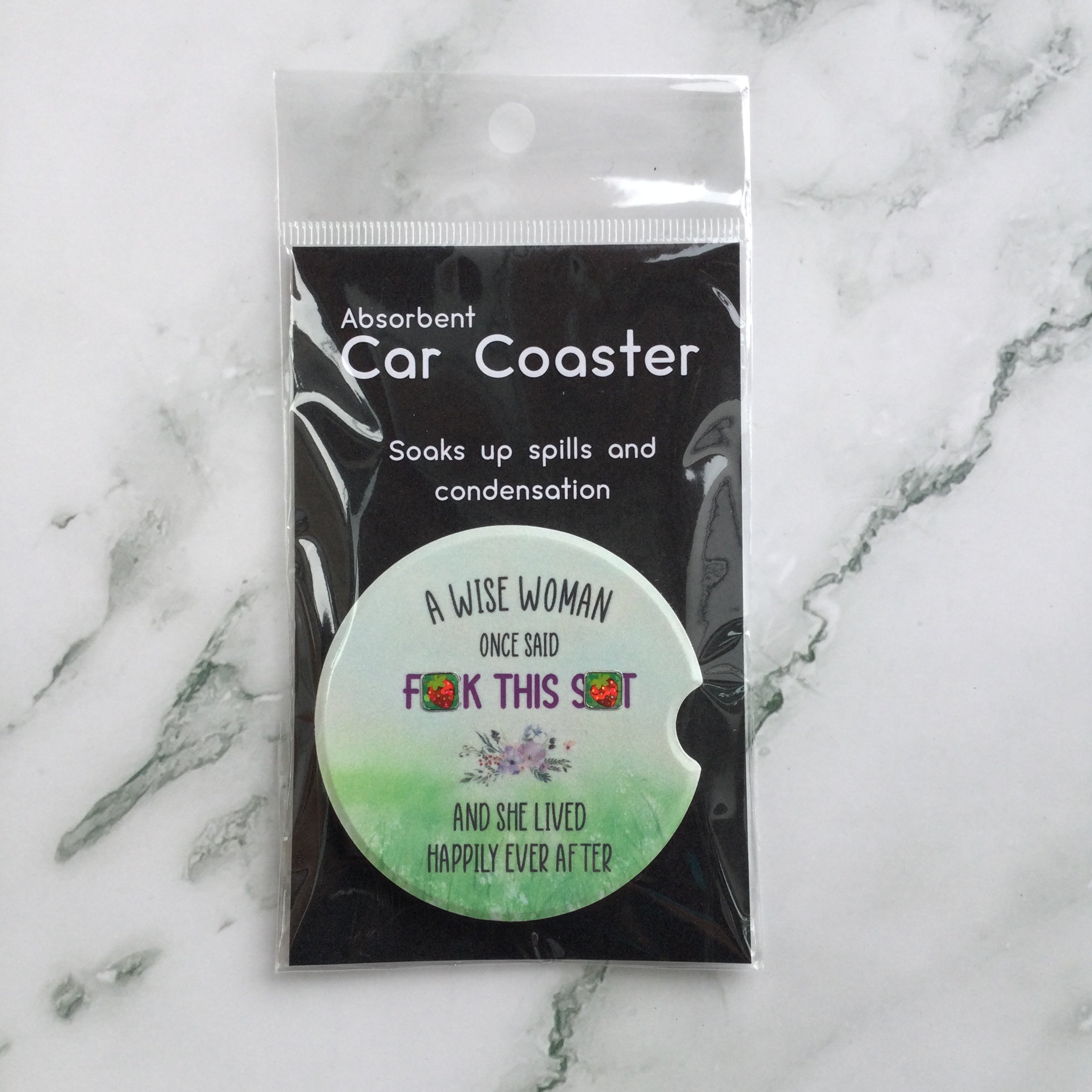 Bloomin Design Car Coaster