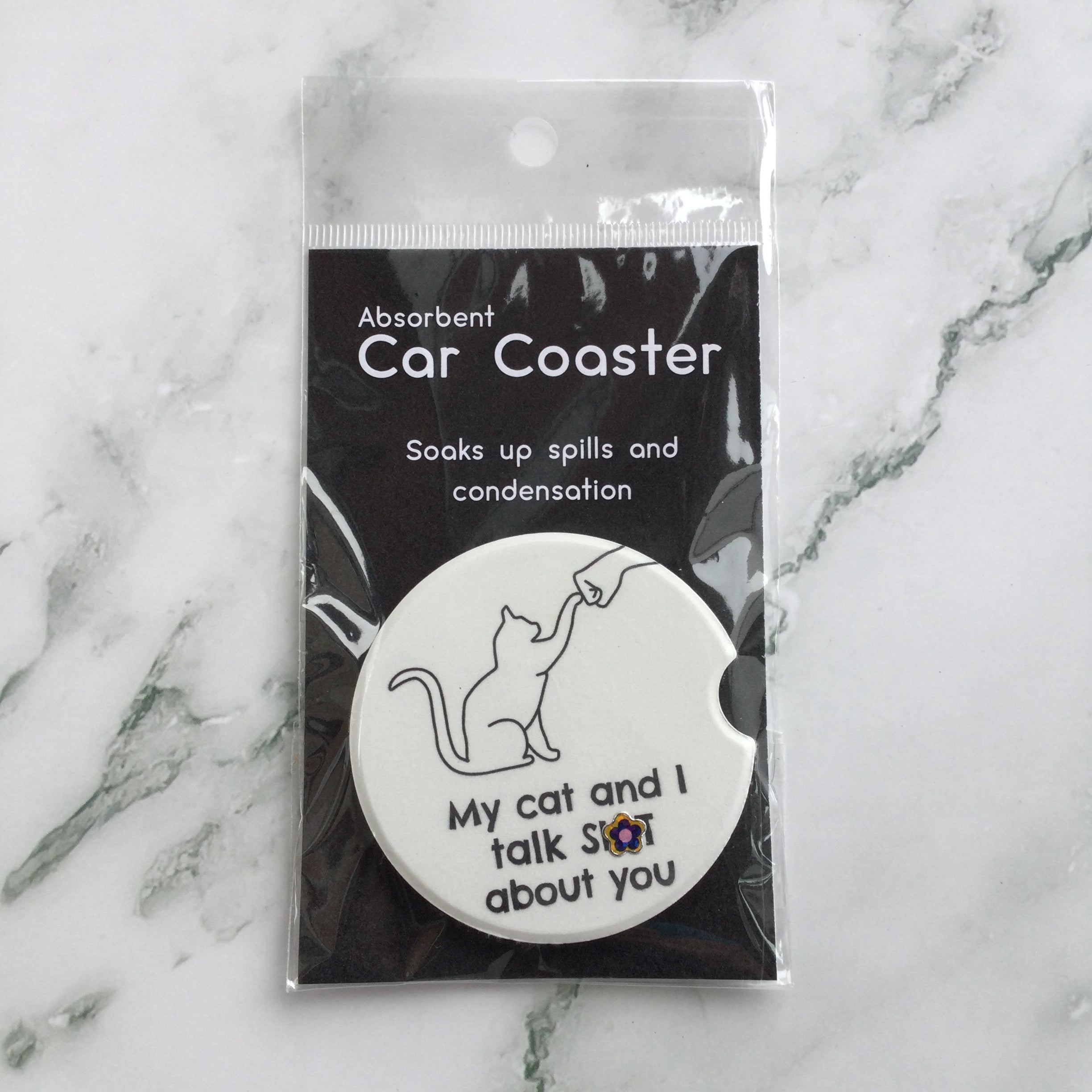 Bloomin Design Car Coaster