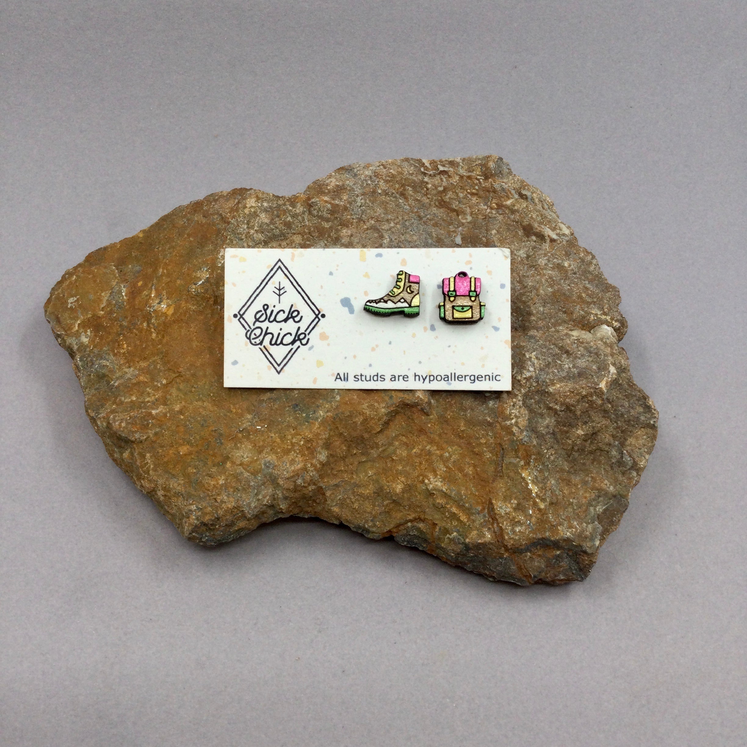 Sick Chick Wooden Studs