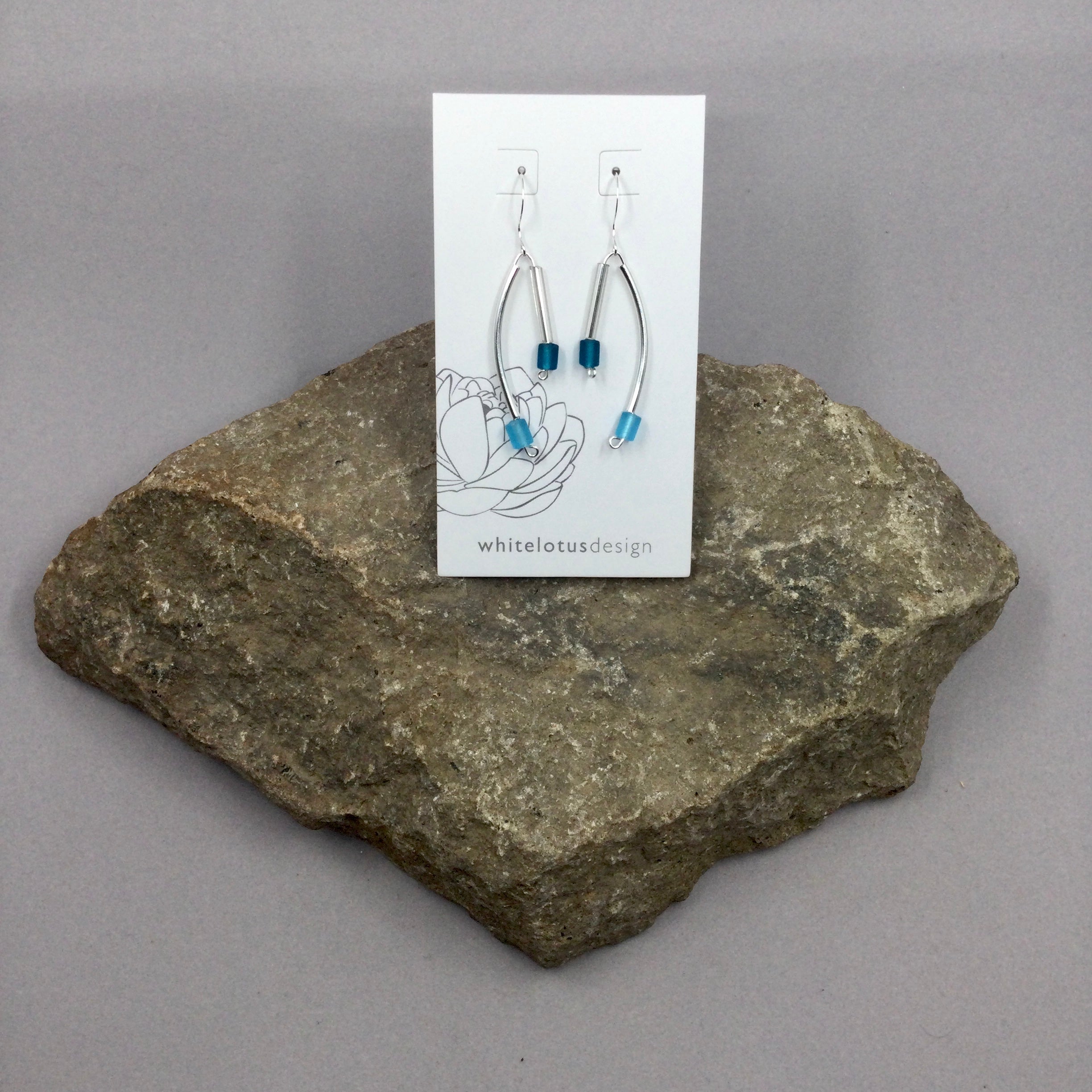 White Lotus Earrings