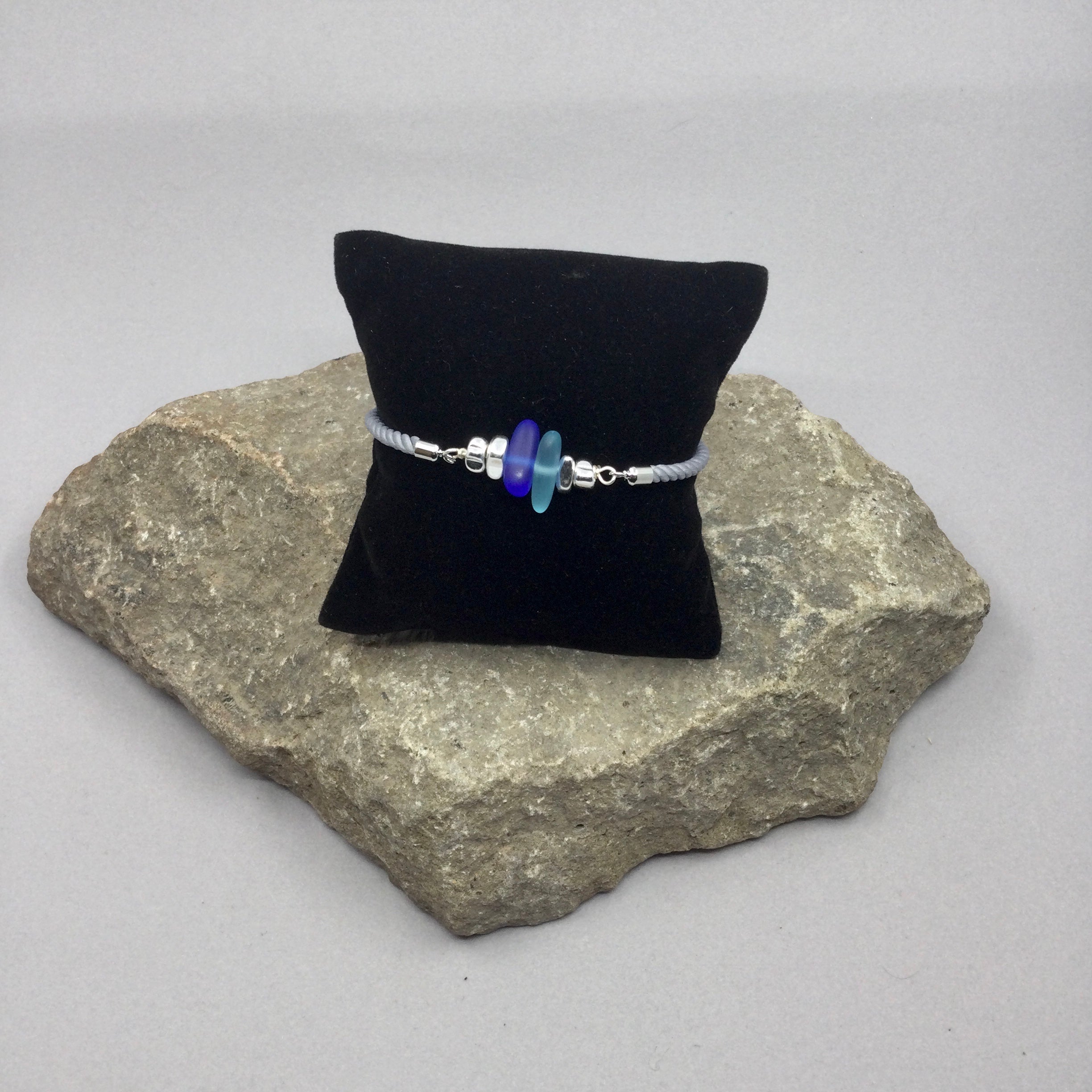 White Lotus Cord Bracelet