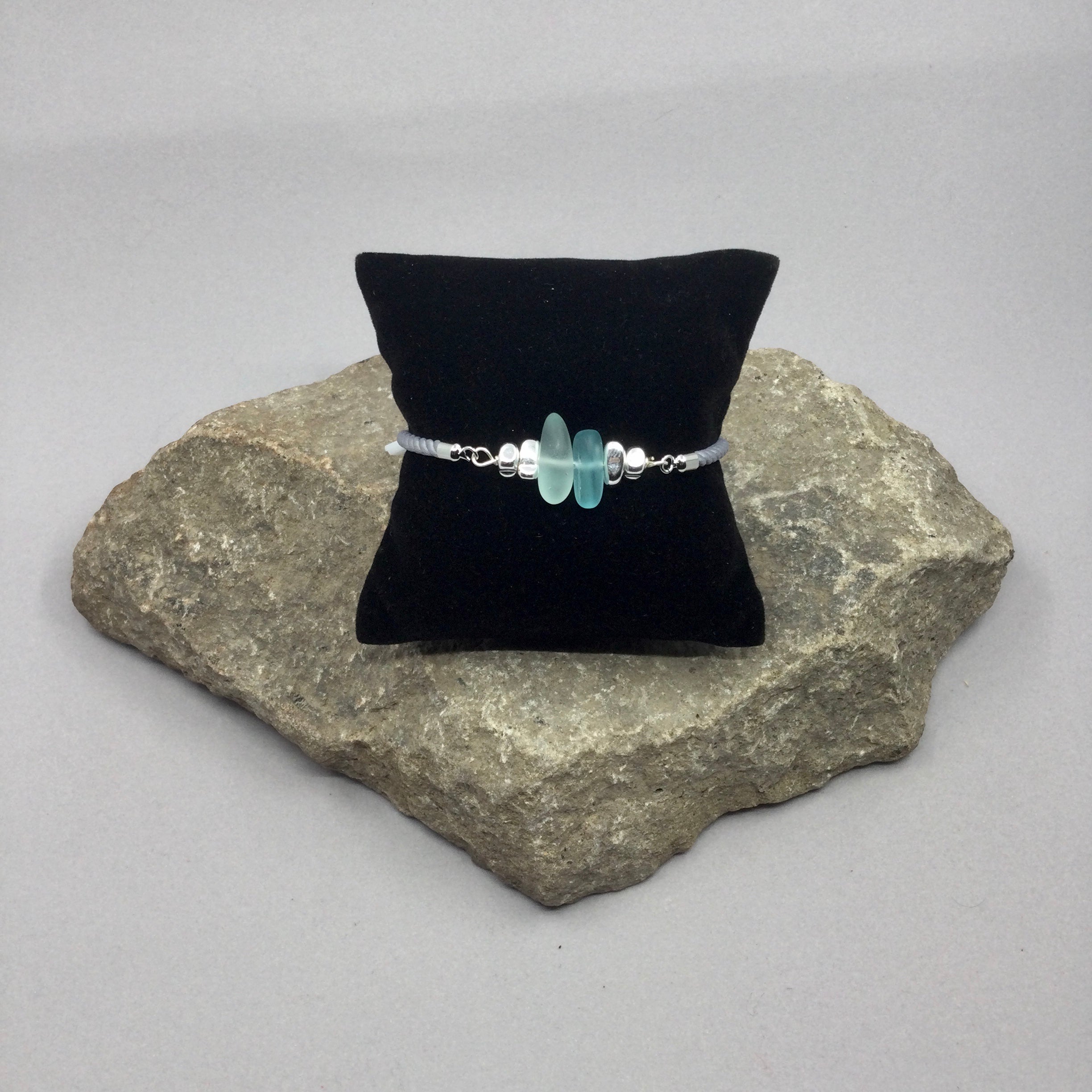 White Lotus Cord Bracelet