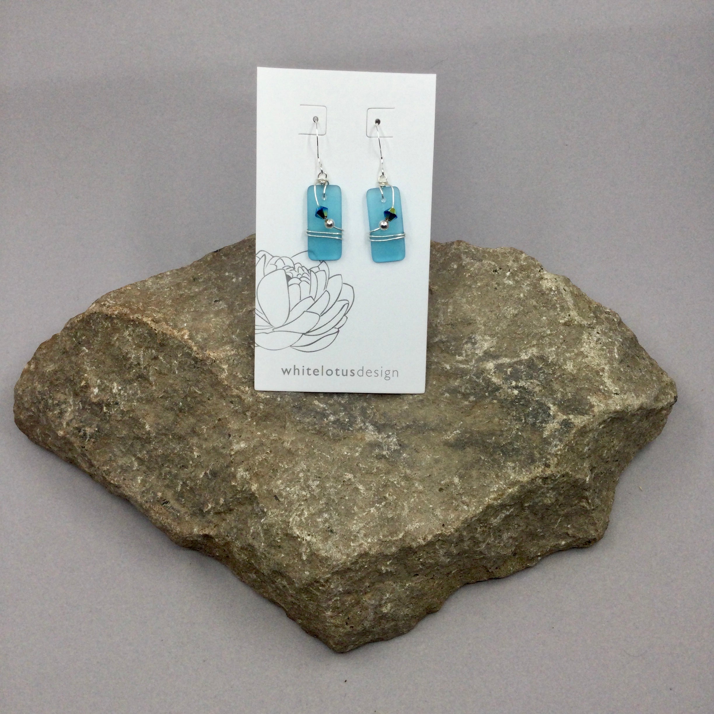 White Lotus Earrings
