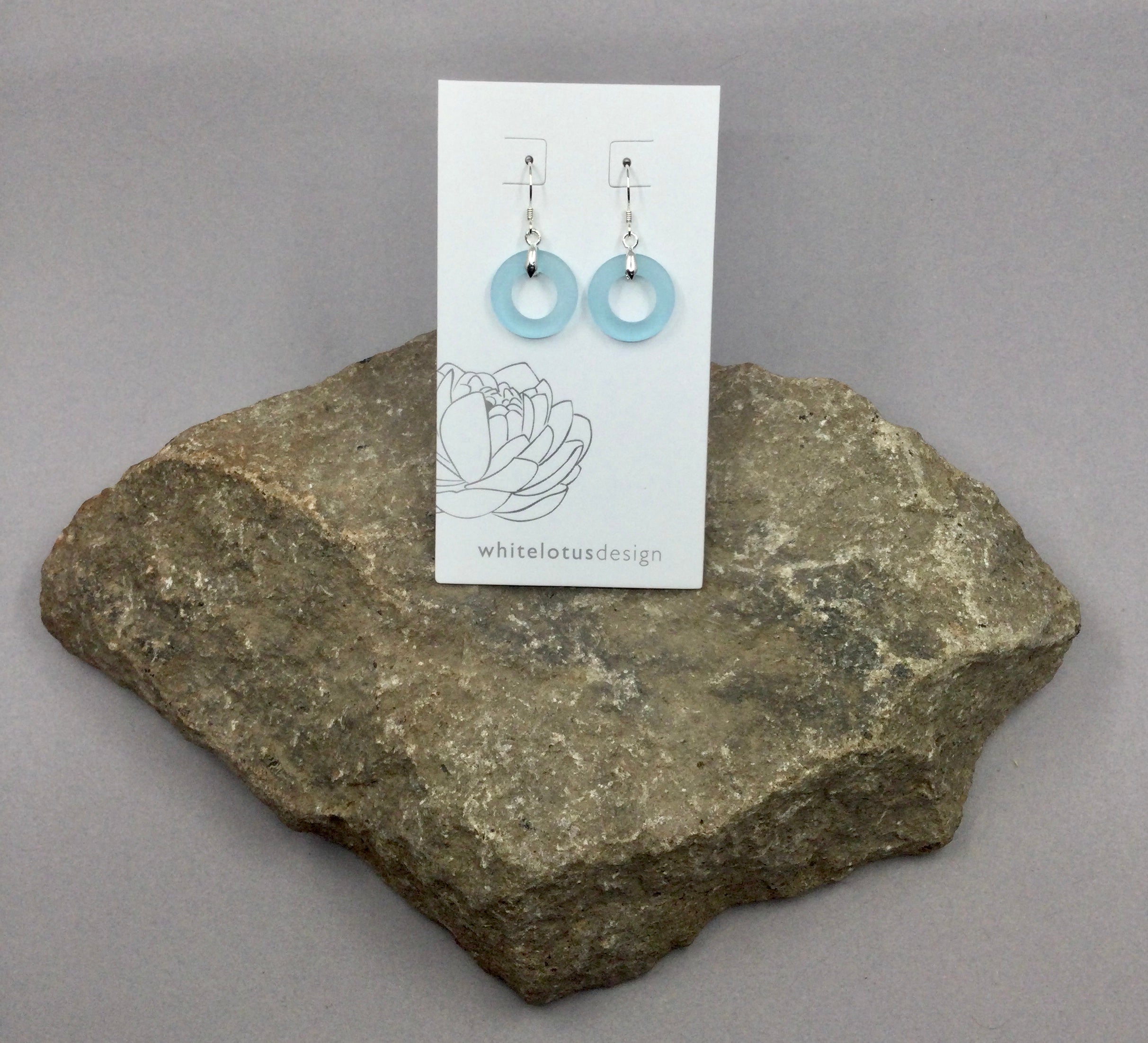 White Lotus Earrings