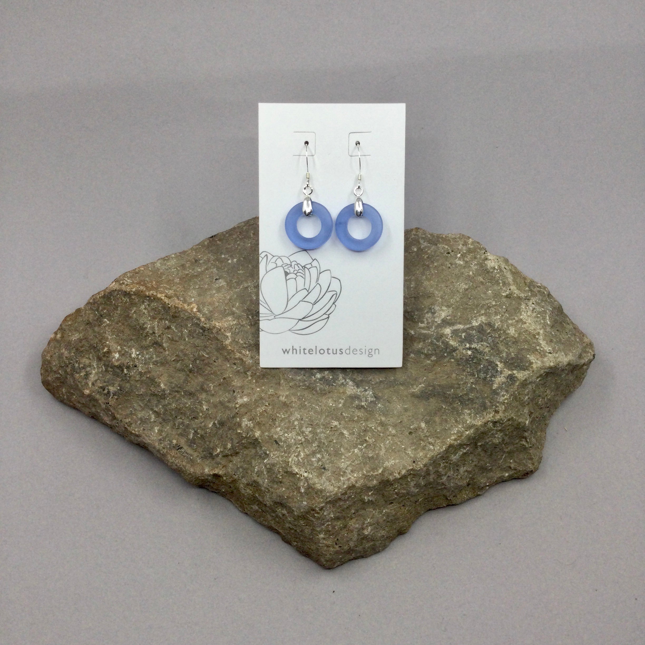 White Lotus Earrings